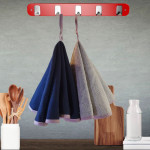 Turkish Cotton Hand Towels 1 Navy Blue, 1 Gray